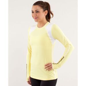 Lululemon Run: Layer Me Long Sleeve | Size 6 | Rulu Top w/ Reflective + Pocket